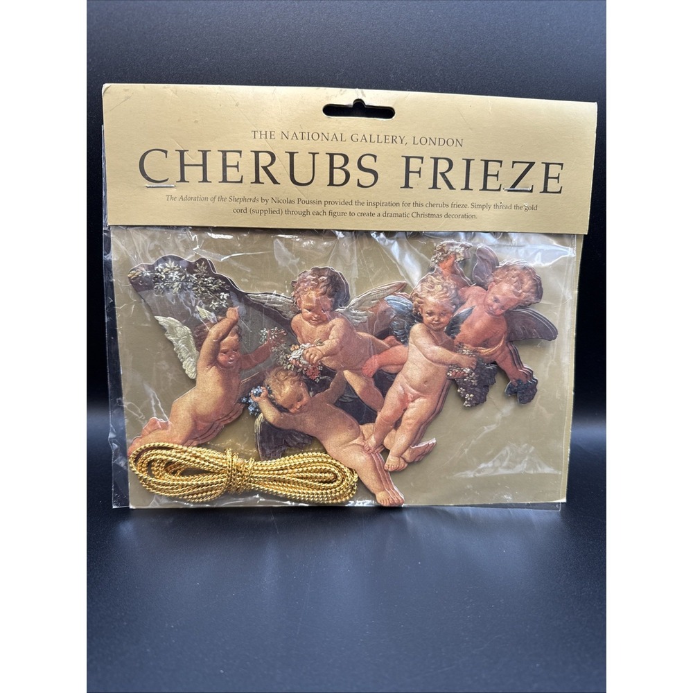Cherubs Paper Decor Frieze National Gallery London NIP‎ Christmas Poussin